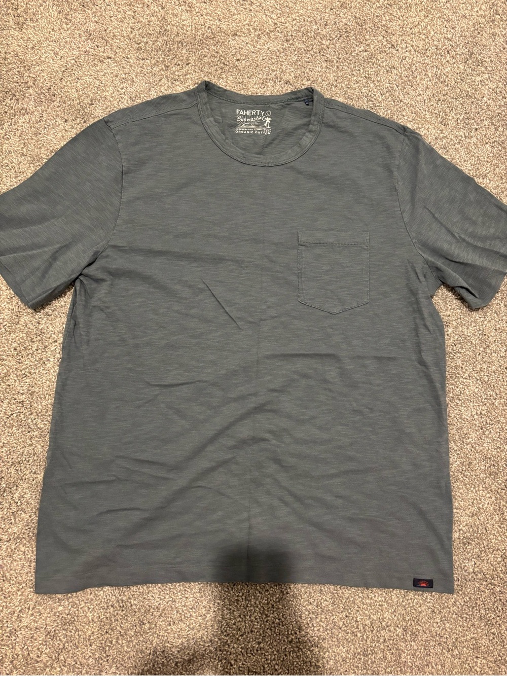 Faherty Sunwashed Pocket Tee
